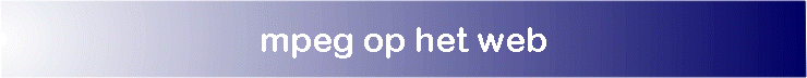 mpeg op het web