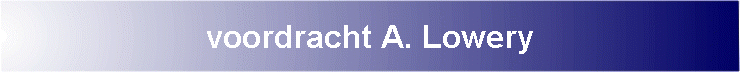 voordracht A. Lowery